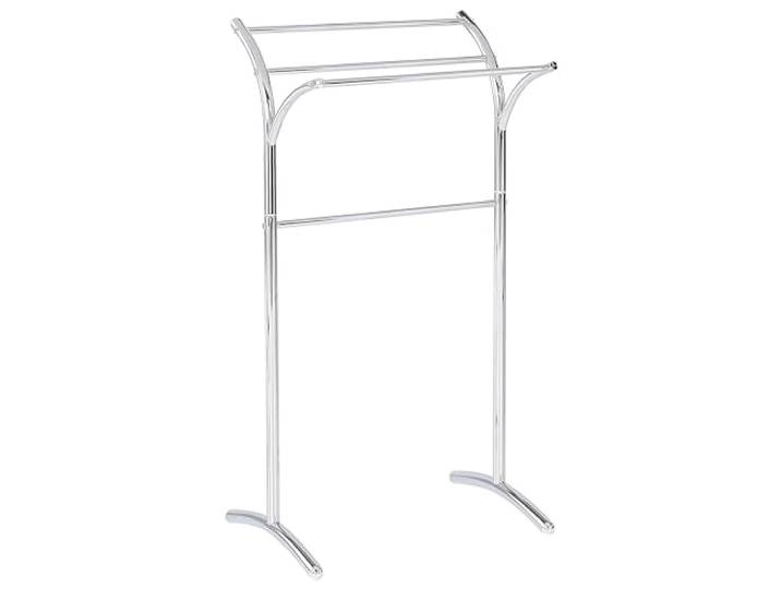 Bad-Accessoires Handtuchhalter 51 x 91 cm Stahl 4 Reihen glänzend Silber Yopal