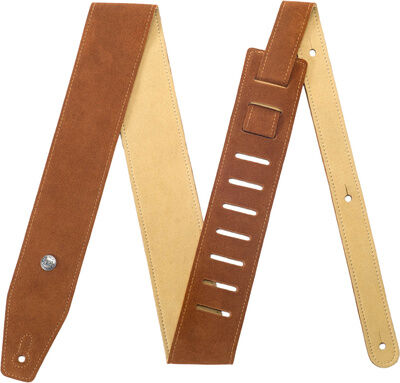 Dunlop BMF Suede Oak Strap marron