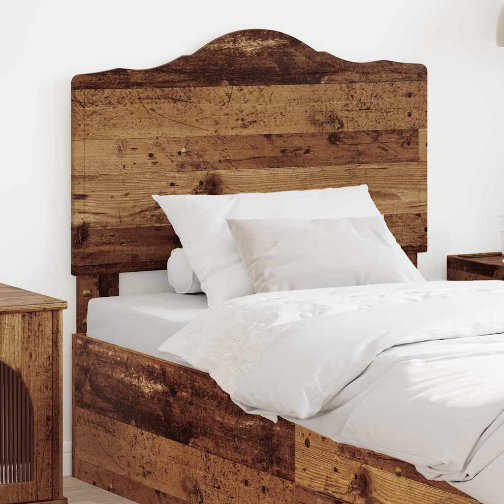 17 Stories Panel Headboard Old Wood European Toddler (80 x 160 cm)