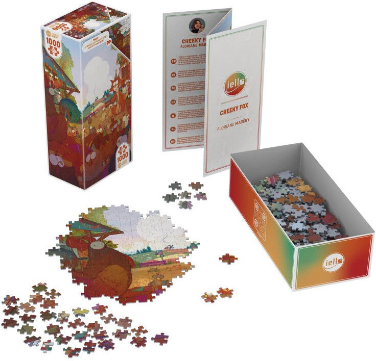 iello Puzzle Twist 1000 pcs Chicky Fox