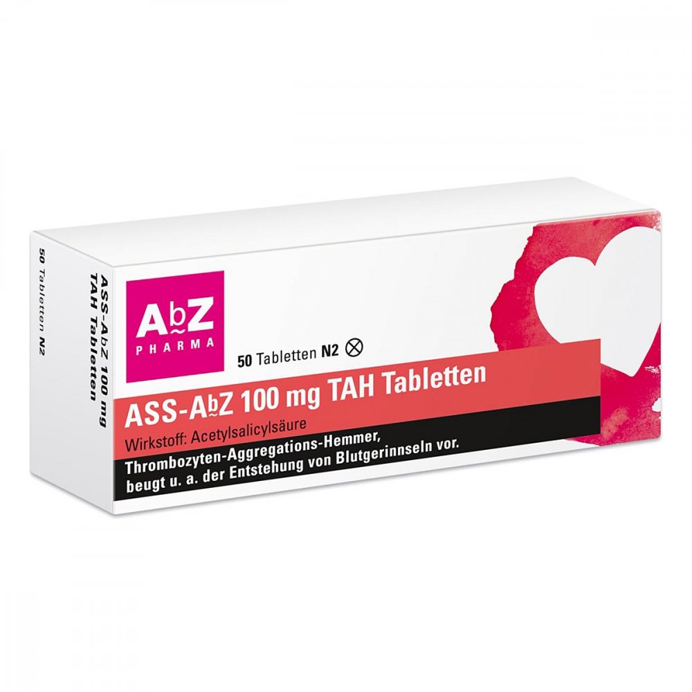 AbZ Pharma GmbH ASS-AbZ 100mg TAH Tabletten 11481824