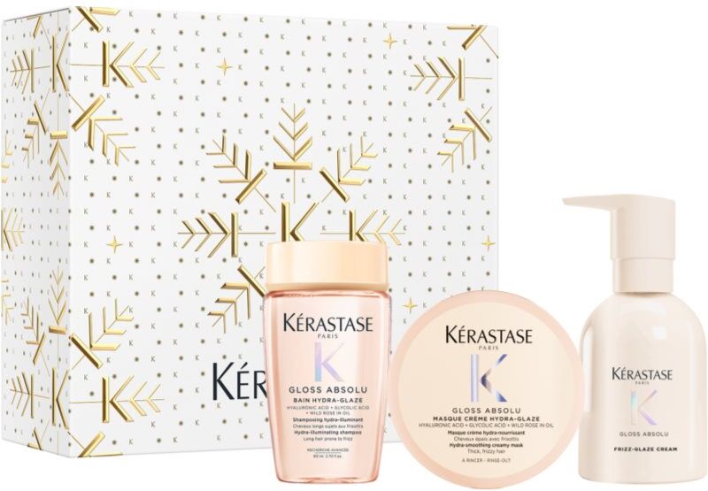 Kérastase Gloss Absolu coffret cadeau pour des cheveux brillants et doux