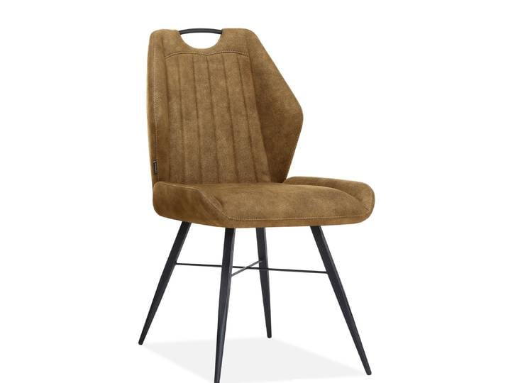 2er Set Maxfurn Torro Dining Stuhl Metall/luxor Stoff