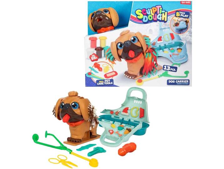 Kleiset dierenarts hond 47711A - Hondenverzorger thema - 5 kleuren klei en accessoires