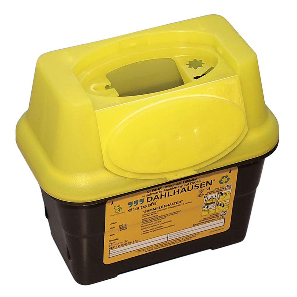 Sharpsafe Abwurfbehälter 2 l green 1 St Sonstige