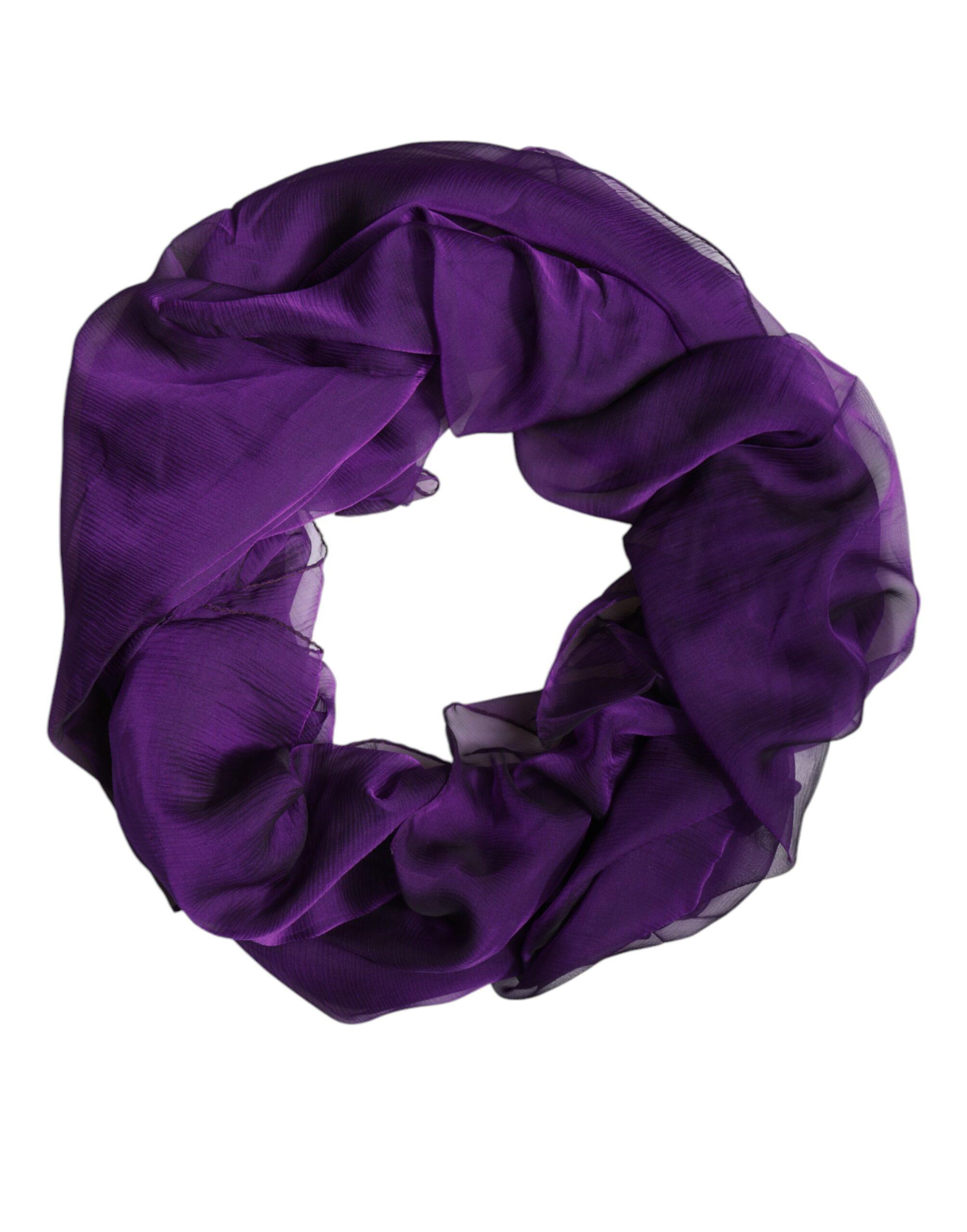 Seidenschal Lila Accessoire