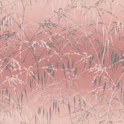 Clarissa Hulse Meadow Grass Shell and Pewter Wallpaper