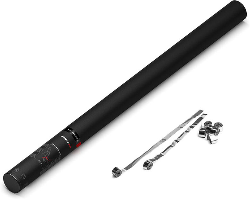 MagicFX Magic Fx Handbetriebene Streamerkanone Pro 80cm - Silber Metallic