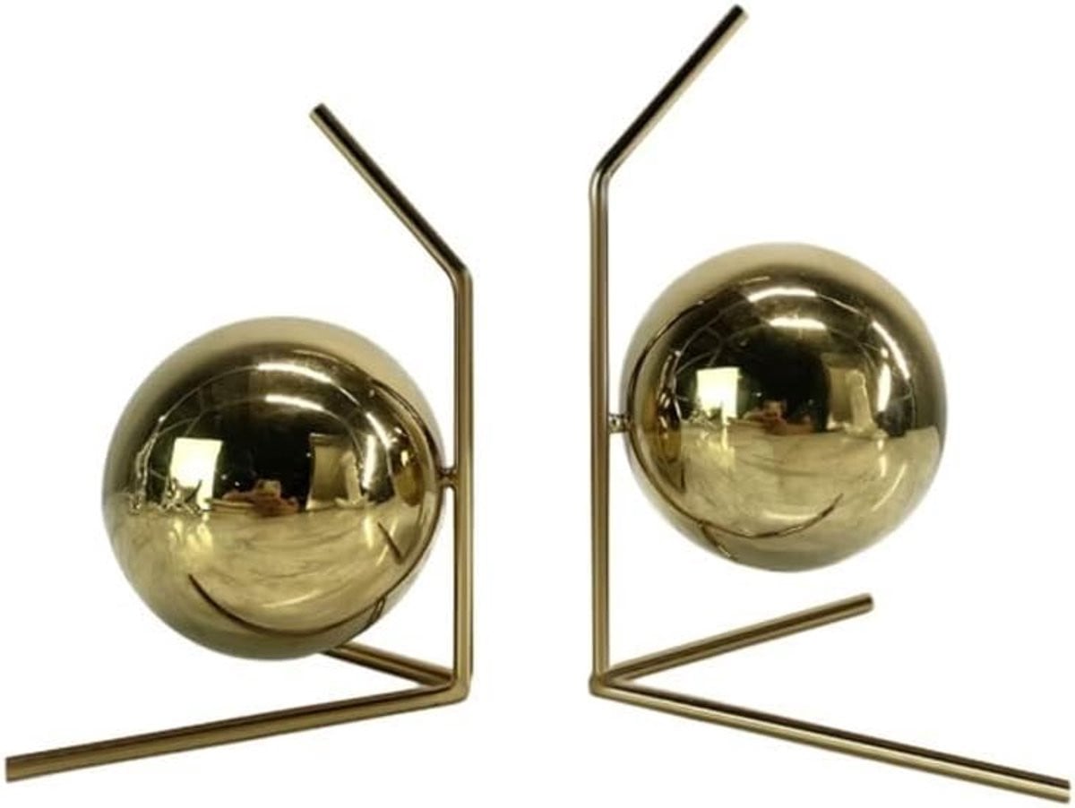 Zwarte metalen boekensteunen voor decoratie en organisatie