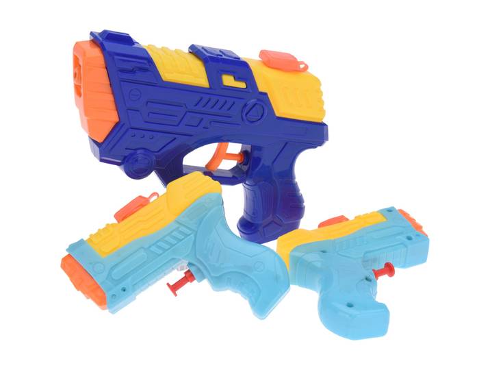 3er-Set Wasserpistolen im futuristischen Design