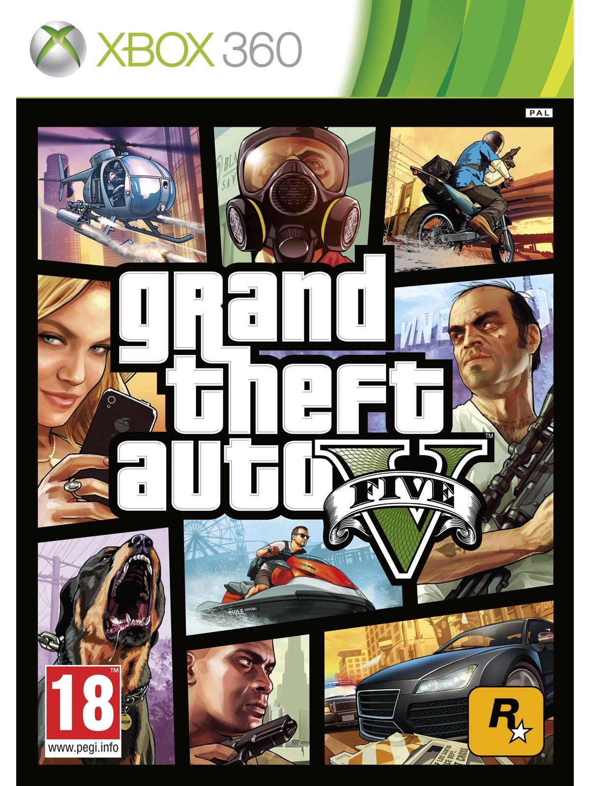 Grand Theft Auto V - Microsoft Xbox 360 - Action - PEGI 18