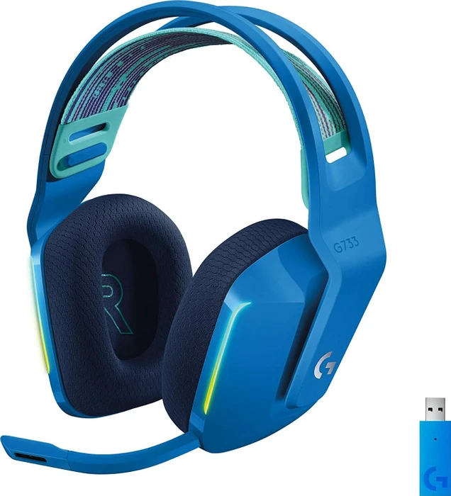 Logitech G733 LIGHTSPEED Wireless RGB Gaming Headset BLUE