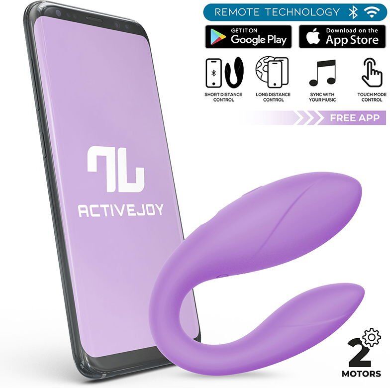 Intoyou Vibromasseur pour couple avec application - Lila