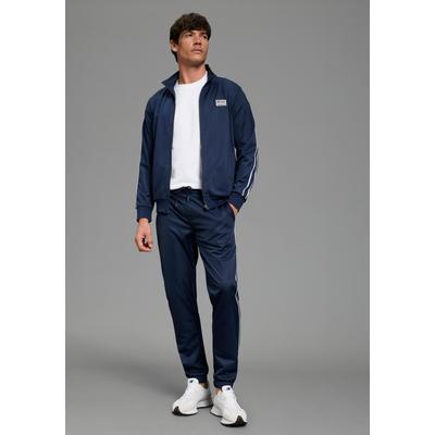 Trainingsanzug BRUNO BANANI, Herren, Gr. S, blau (marine), Web, Obermaterial: 100% Polyester, unifarben, Sportanzüge Trainingsanzug