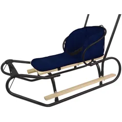 Schlittenmatratze Soft Three Fasteners Marineblau