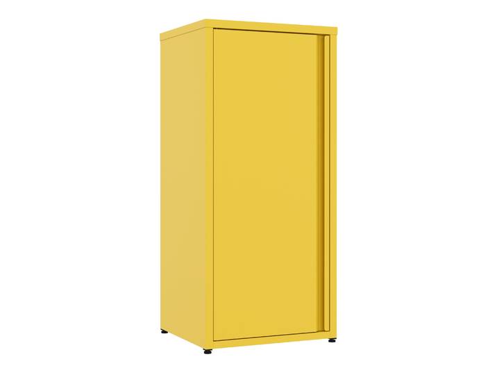 Aktenschrank mit 2 Böden YUKON 40 x 88 cm gelb