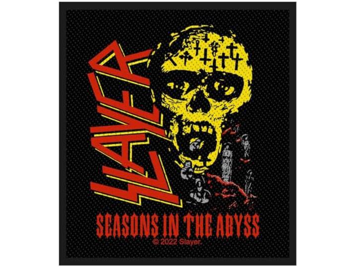 Slayer Seasons In The Abyss Patch meerkleurig 100% polyester Onbekend Band merch, Bands
