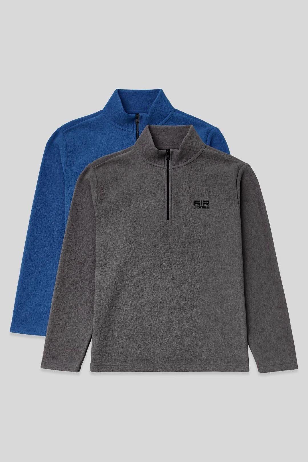 Herren Halb-Zip Plüsch Sweatshirt