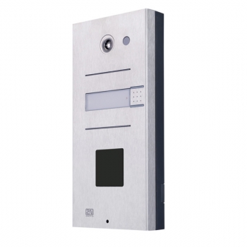 2N IP Vario Funkstation mit Monitor (Zweitmonitor) - 55° Horizontal - 39° Vertikal - Full-duplex - Edelstahl - Türeingang