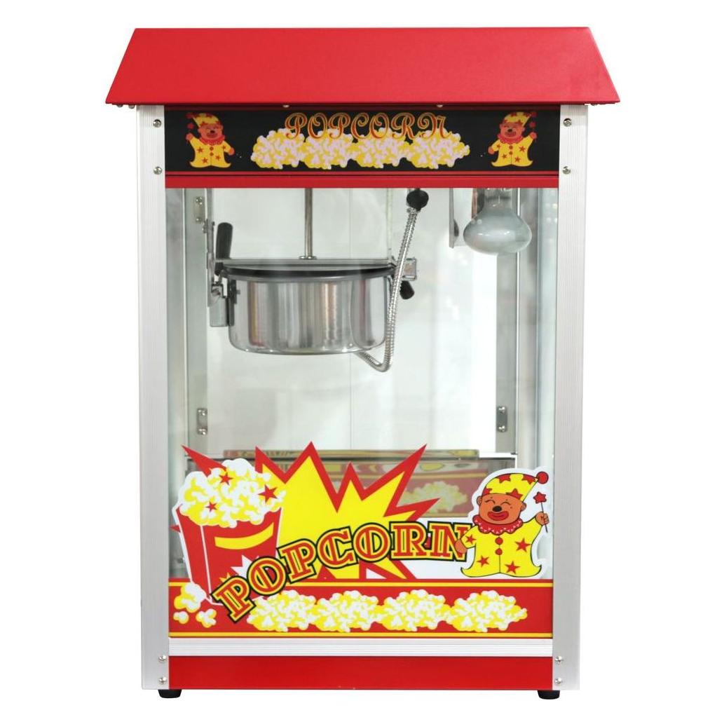 Hendi Popcornmachine - Zwart - 230V/1500W - 560x420x(H)770mm 282762 - Horeca & Professioneel (282762)