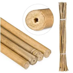 relaxdays 25er-Set Bambusstäbe 105 cm