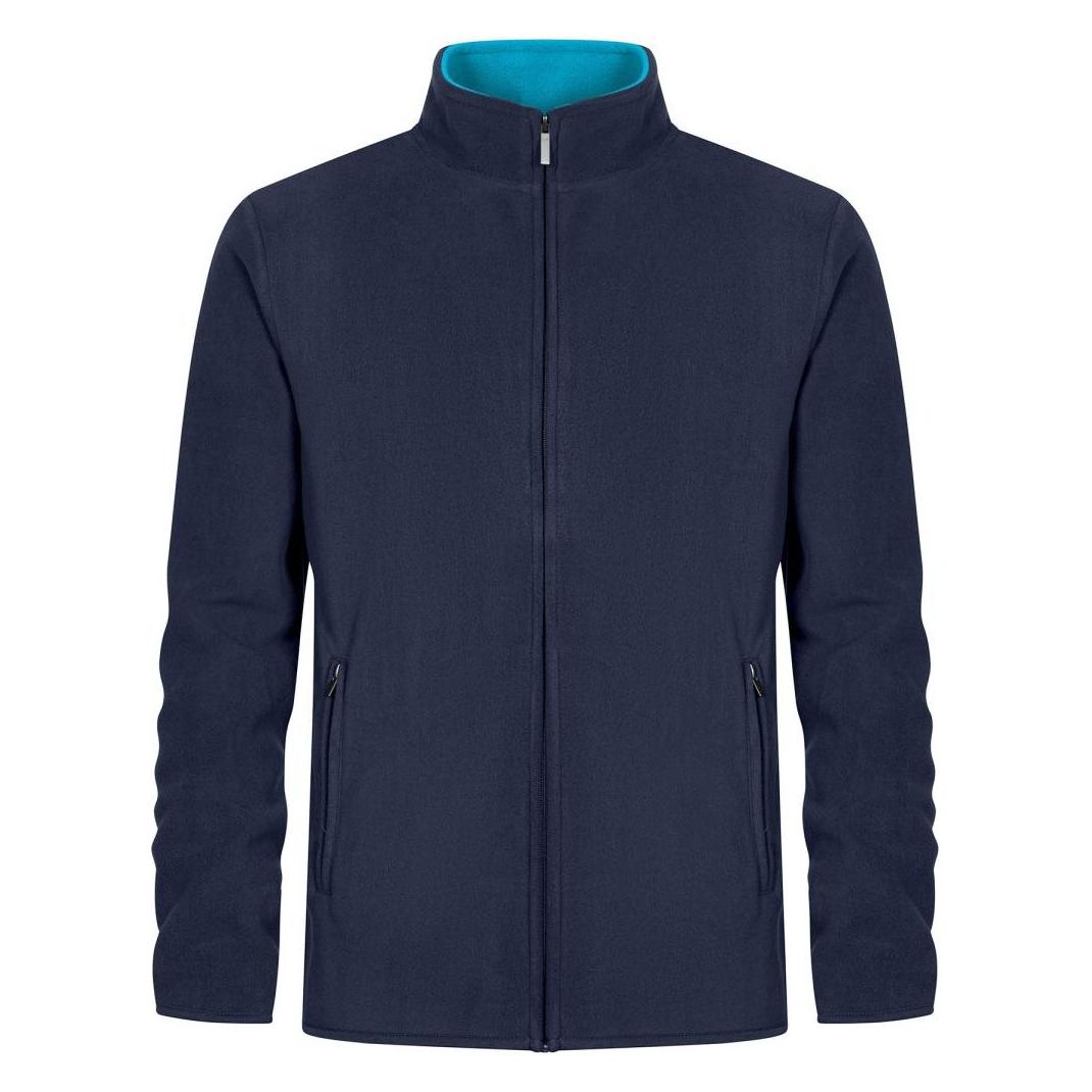 Magni Fleecejacke, navy-aqua, Gr.2XL (XXL) (4250360454777)