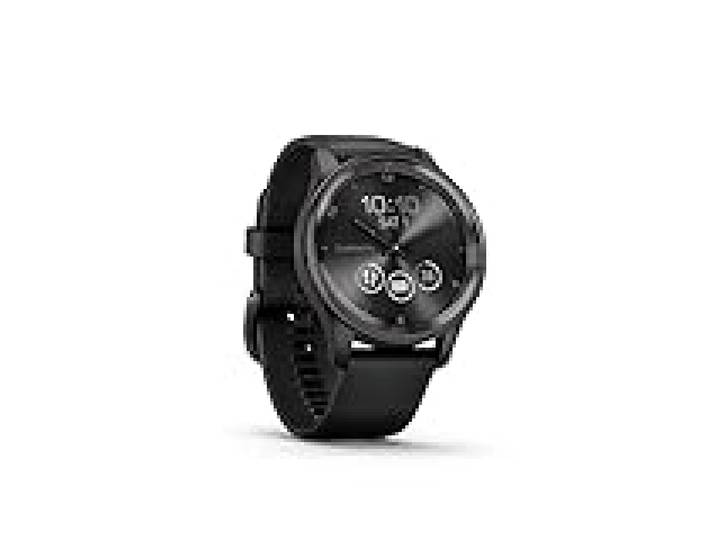 Garmin vívomove Trend, Montre connectée à aiguilles tactile, Noir, 40mm