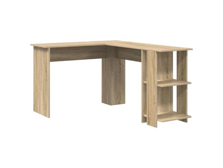 MGH - NEUF Bureau à domicile Table de travail d'angle Chêne Sonoma Chêne Sonoma Panneau de particules ll196