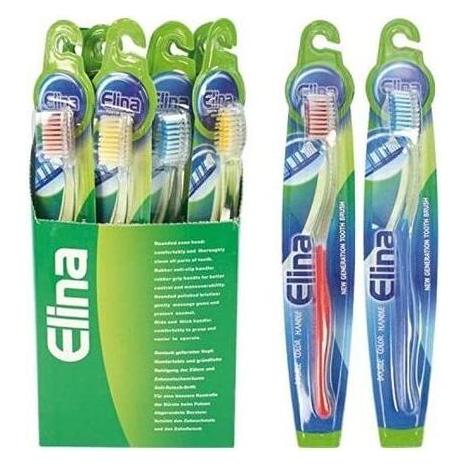 Elina Medium Toothbrush Assorted Color Handle (Mittel) (42541229)