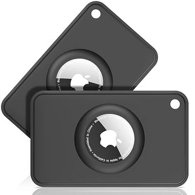 für Airtag-Geldbörsenhalter, flexible, schlanke Airtag-Geldbörsenkarte aus Silikon – ultradünne Airtag-Hülle – Geldbörsen-Airtag-Halter bleibt versteckt für Geldbörsen, Handtaschen, Rucksäcke, Geldbörsen und Clutches