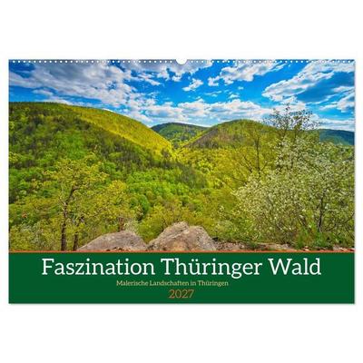 Faszination Thüringer Wald (Wandkalender 2027 DIN A2 quer), CALVENDO Monatskalender