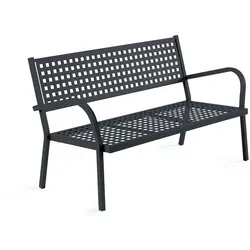 Metall Gartenbank Alice 110 cm NE - schwarz
