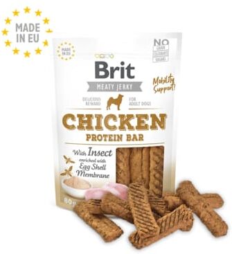 Brit Snack Jerky de Frango com Proteína de Inseto 80g