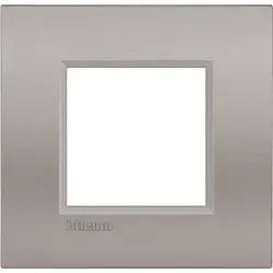 Legrand LNE4802SB Abdeckrahmen Light Air Europe: 1-fach, 2 Module, Farbe: Sand