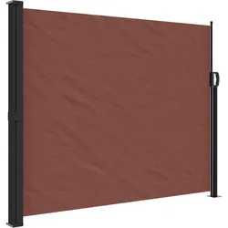 vidaXL Seitenmarkise Ausziehbar Braun 160x500 cm