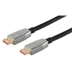 Shiverpeaks PRO Serie II Displayport Anschlusskabel, 2,5 m Anschluss: 20-Pol Displayport-Stecker (2.50 m), Videokabel, Schwarz