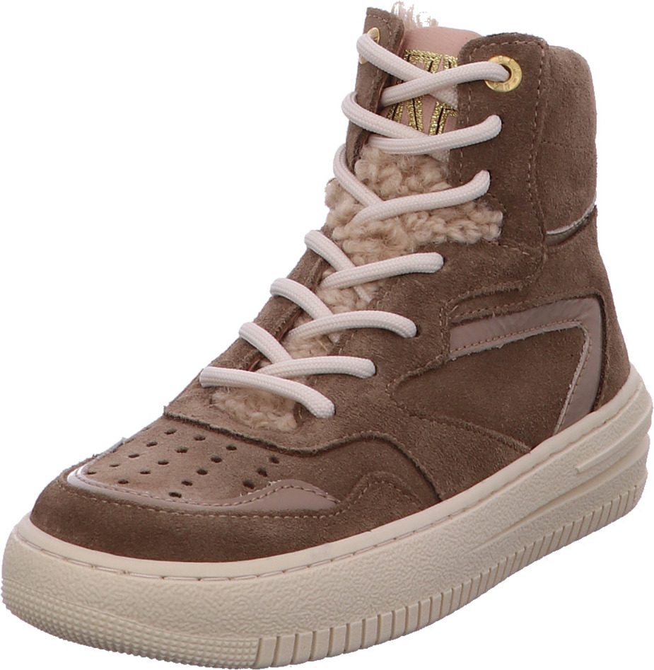 Red Rag Girls Mid Cut Sneaker Taupe 32
