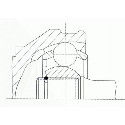 SPIDAN Gelenksatz, Antriebswelle 36504 für RENAULT