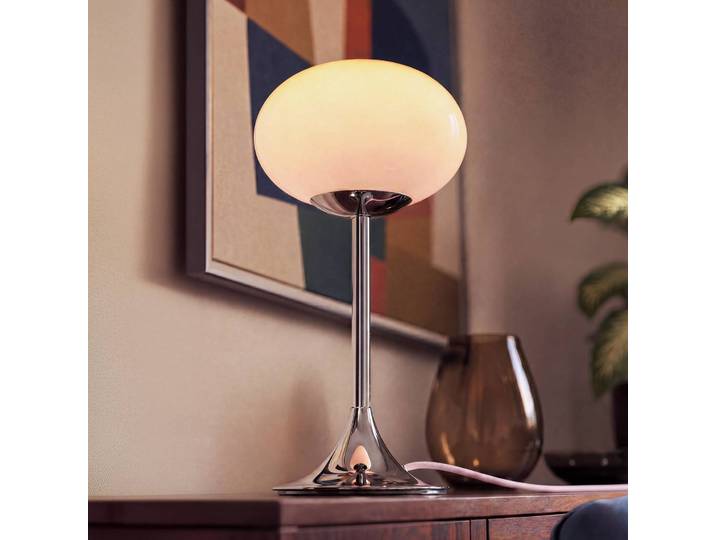 OSRAM Tischlampe Decor Forma, dimmbar, violett / pink / rose, für Wohn- / Esszimmer, Metall, Modern, Tischlampe