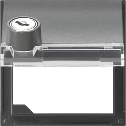 Gira Zentralplatte Klappd. anth 069467