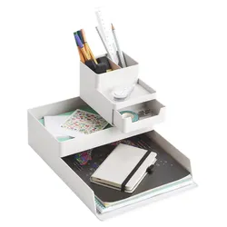 Zeller Schreibtisch-Organizer 15,3 x 11,2 x 9,3 cm grau