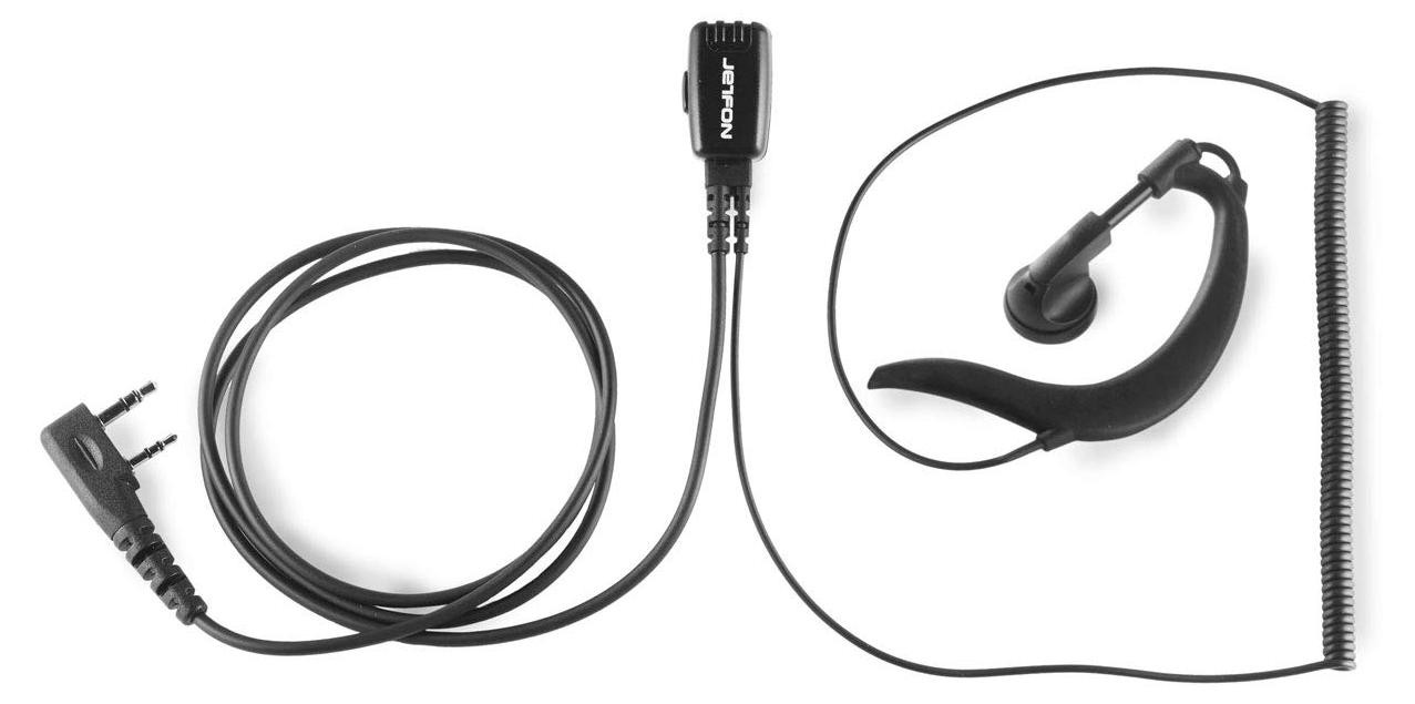 Jetfon BR-1702 E/C headset voor Kenwood, Baofeng en Dynascan (K-type)