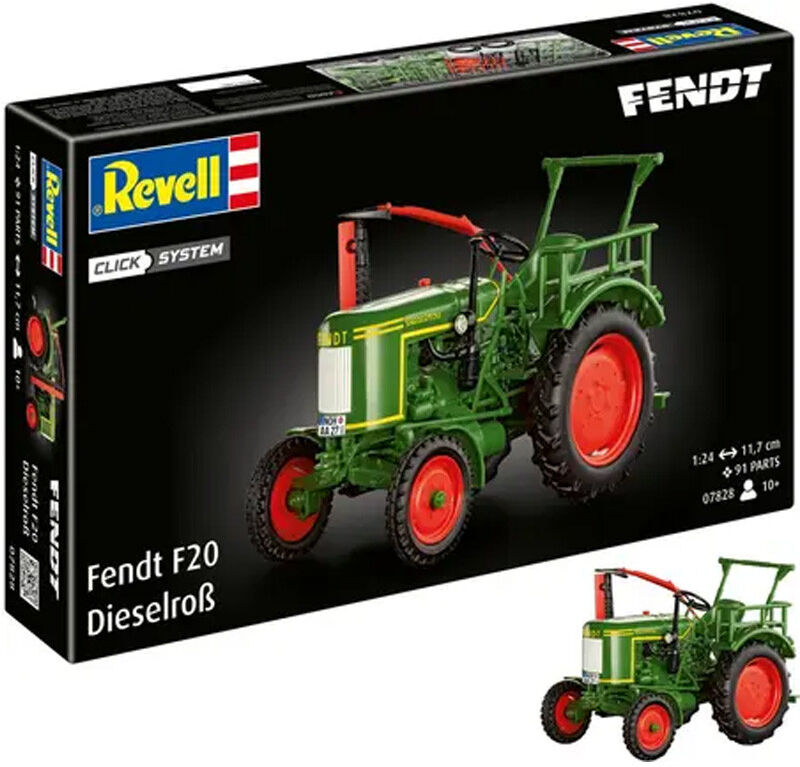Maquette FENDT F20 dieselroß easy-click system Level 2 échelle 1:24 - Revell