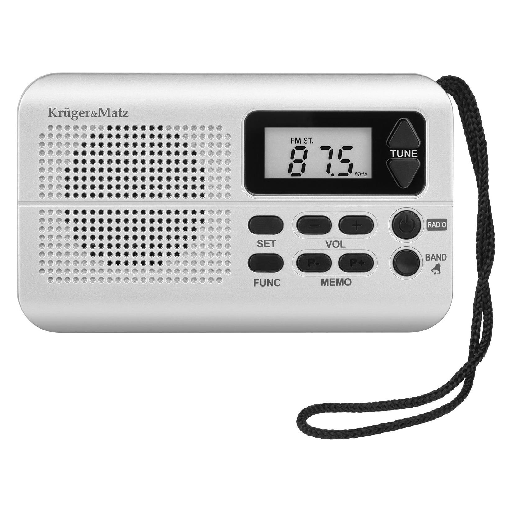 Krüger&Matz KM 819 Portable radio, light gray (AM) (KM0819)