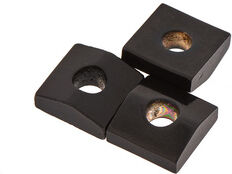Harley Benton Parts FRLocking Nut Cap Set BK Schwarz