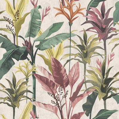 Vliestapete WOW "WOW Vliestapete Vintage Botanik", bunt, B:0,52m L:10,05m, Vlies, Tapeten, WOW Vliestapete Vintage Botanik