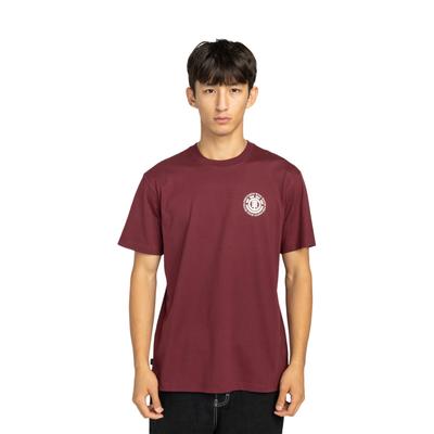 T-Shirt ELEMENT "Seal Bp", Herren, Gr. L, rot (zinfandel), Obermaterial: 100% Baumwolle., Shirts T-Shirt