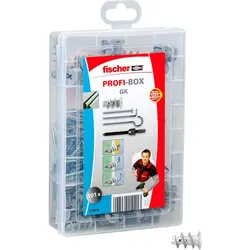 fischer Profi-Box - GK + Screws Dübel- und Schrauben-Sortiment 101 Stück