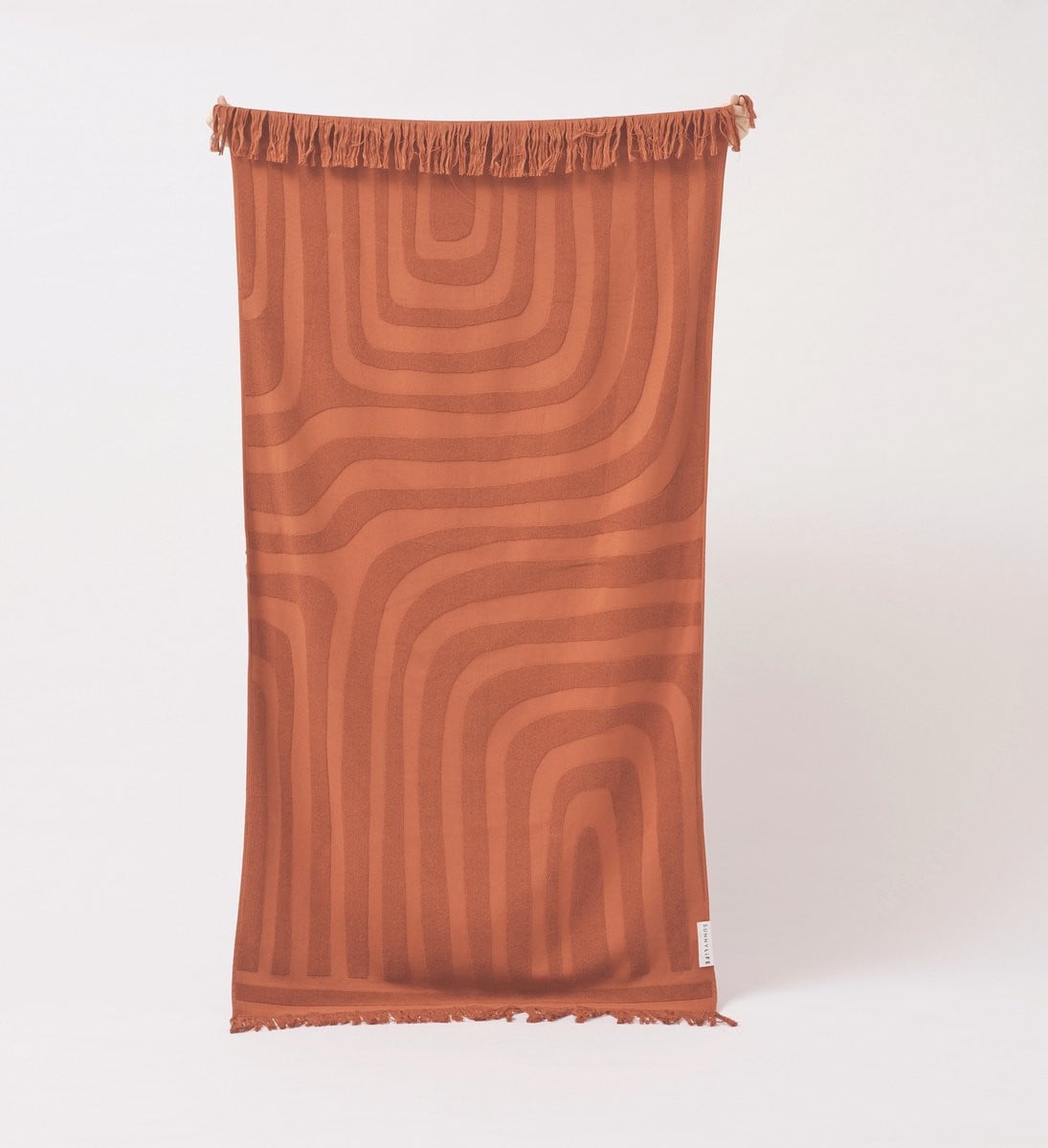 Sunnylife Luxe Beach Strandlaken - Oranje - Katoen - B: 90 cm, L: 160 cm