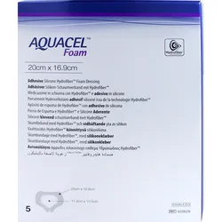 Aquacel Foam Adhäsiv Sakral 20x16.9cm 5 ST